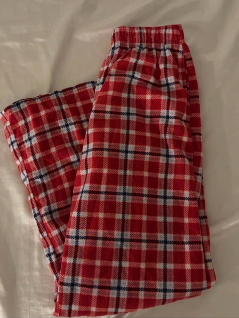 Target Red Plaid Straight-Leg Lounge Pants